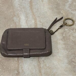 Hobo leather ID zip coin pouch